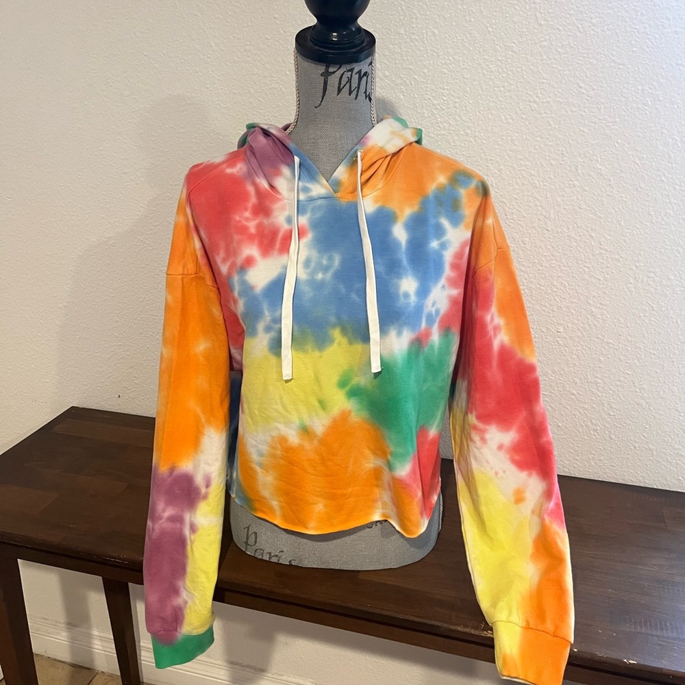 Colorful Tie-Dye Hoodie
